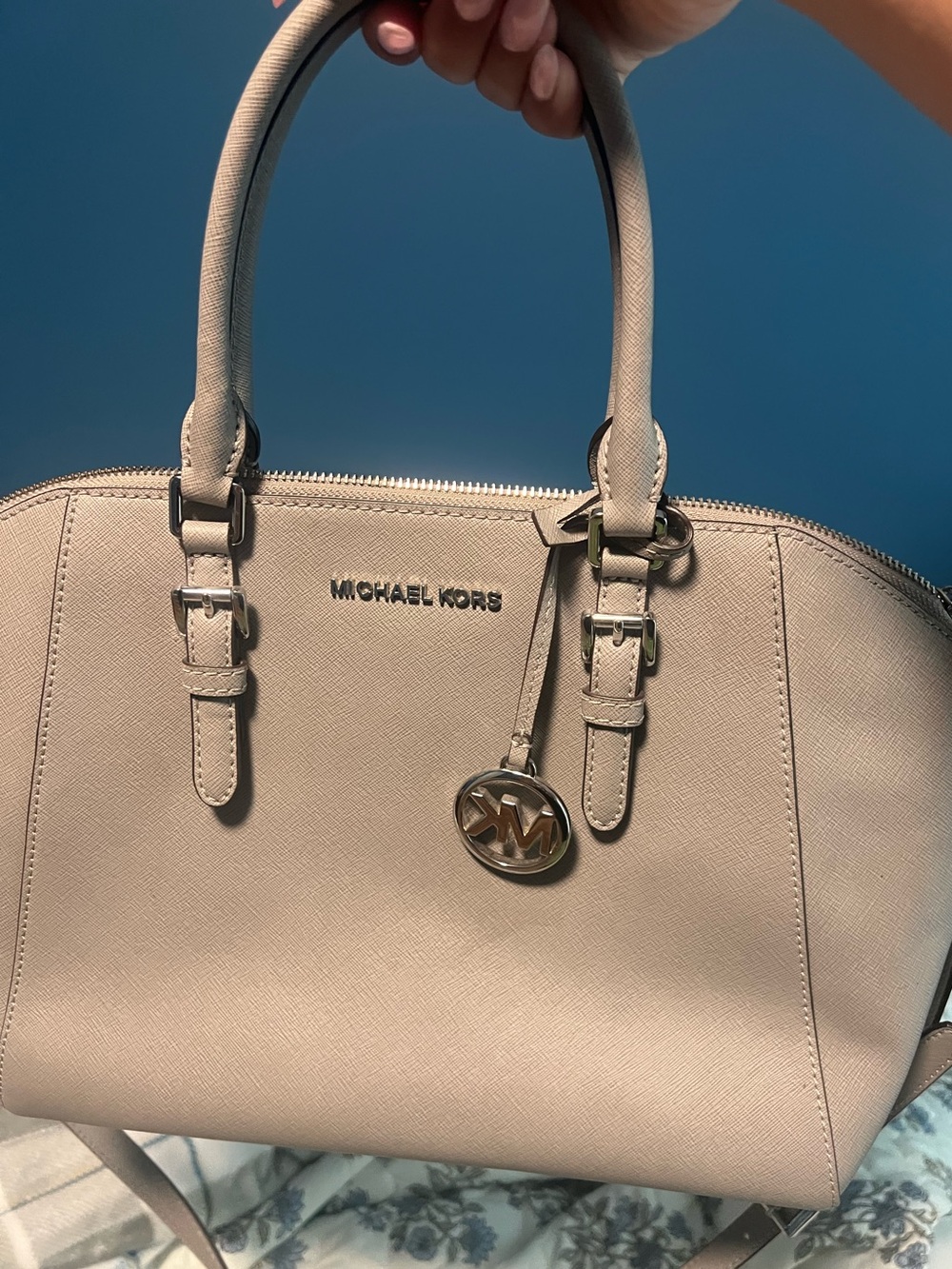 Michael Kors Ciara Gray Satchel